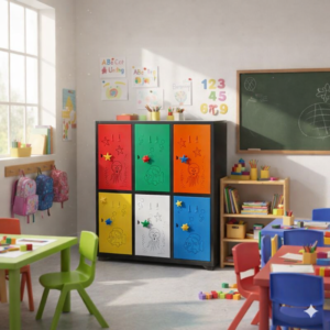 Locker Infantil 6 puestos multicolor