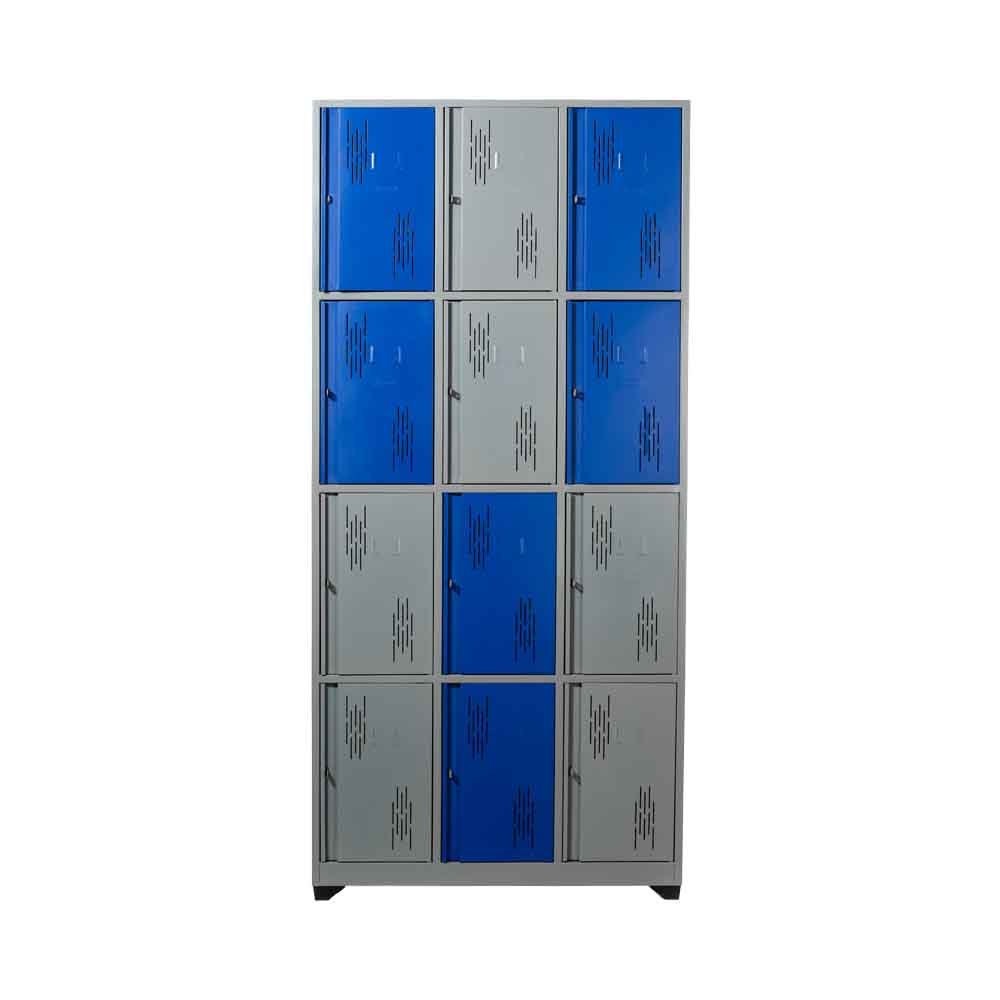 Locker 12 Puestos 200 x 93 x 30 cms.