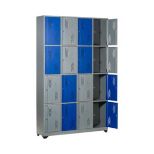 Locker 16 puestos de 200 x 123 x 30cms