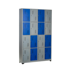 Locker 16 puestos de 200 x 123 x 30cms