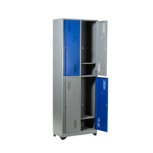 Locker de 4 puestos 180 x 63 x 30 cms