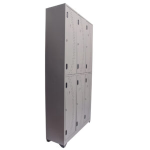 Locker 6 puestos diseño horizontal 180 x 93 x 30 cms