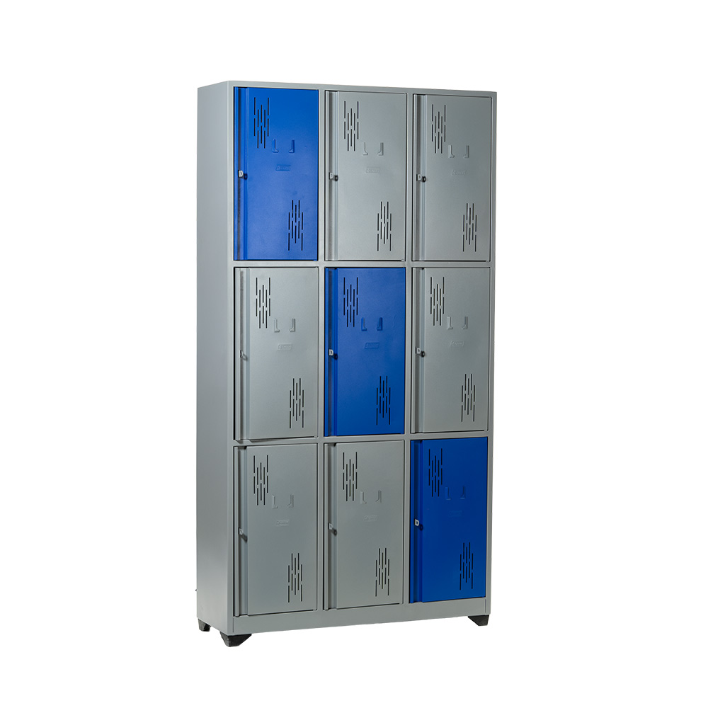 Locker 9 puestos. Altura 200cms
