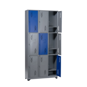 Locker 9 puestos. Altura 200cms