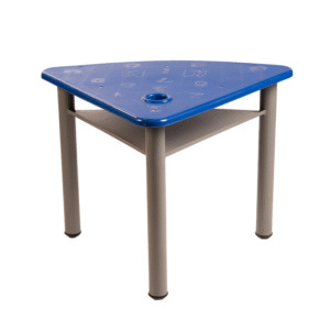 Mesa Kinder Triangular Con Portalibro