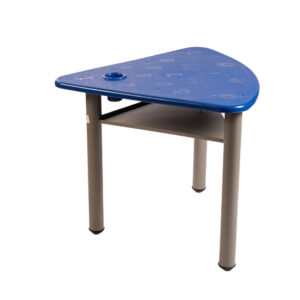 Mesa Kinder Triangular Con Portalibro
