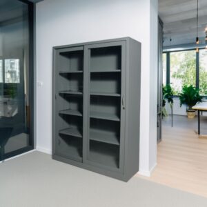 Bibliotecas N.L Gris nube - 180 X 115 X 38 cm
