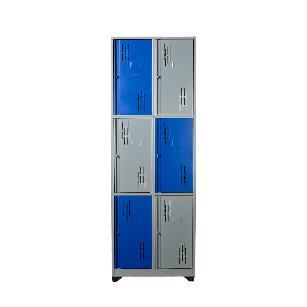 Locker 6 ptos diseño vertical. Alto 200cms - Imagen 3