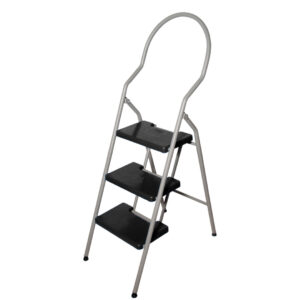 Escalera Milenium 3 Peldaños 138 cm Gris nube / negro