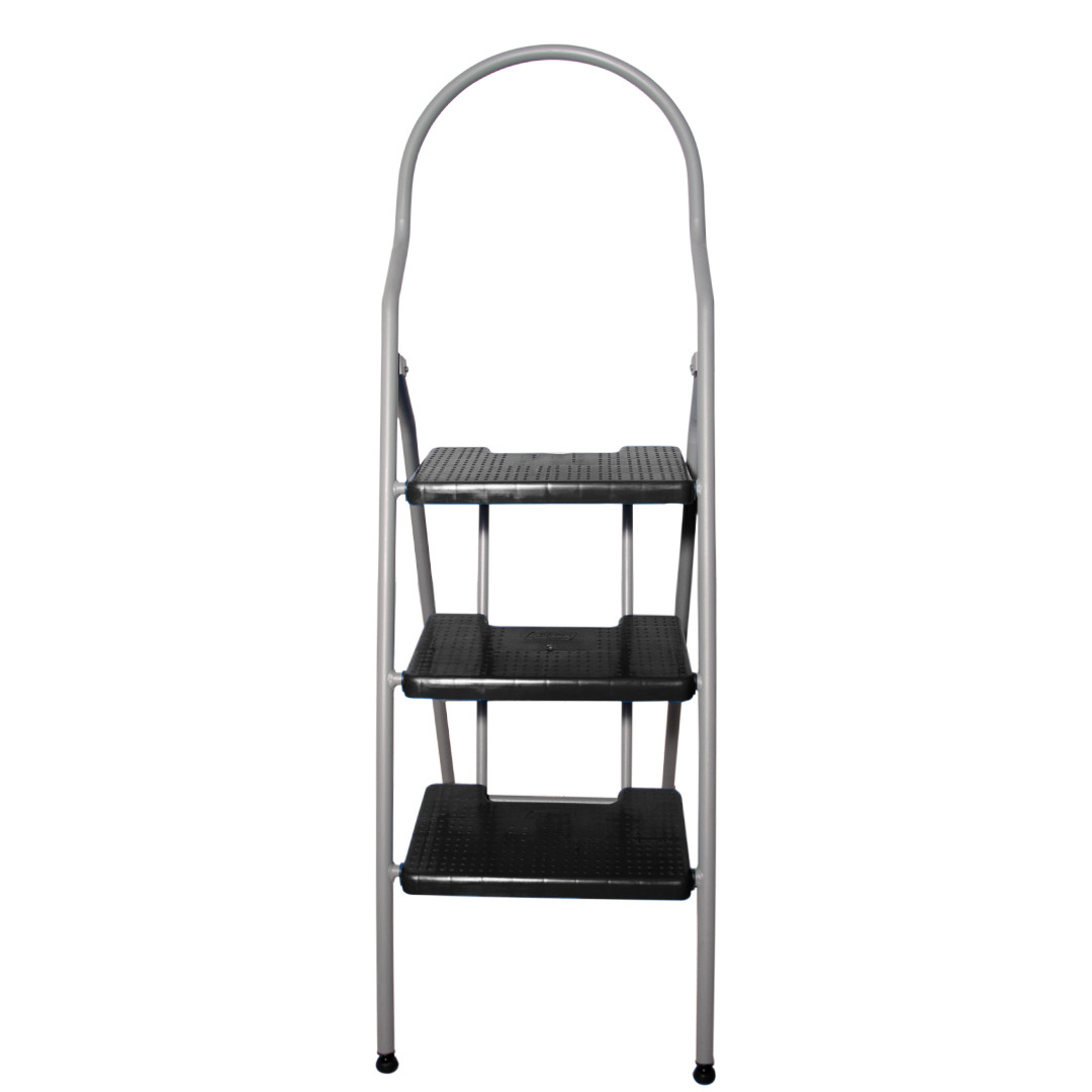 Escalera Milenium 3 Peldaños 138 cm Gris nube / negro - Imagen 3