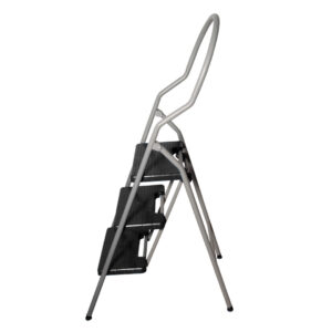 Escalera Milenium 3 Peldaños 138 cm Gris nube / negro