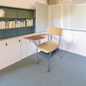 Silla Conferencia Kit de Madera Natural Plana Clase 2 - estructura Gris