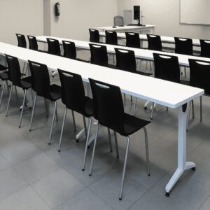 Mesa de estudio de 8 puestos