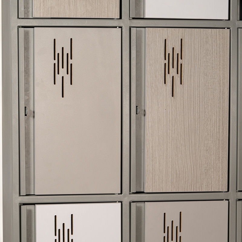 Locker 12 ptos Puerta Madera - Imagen 4