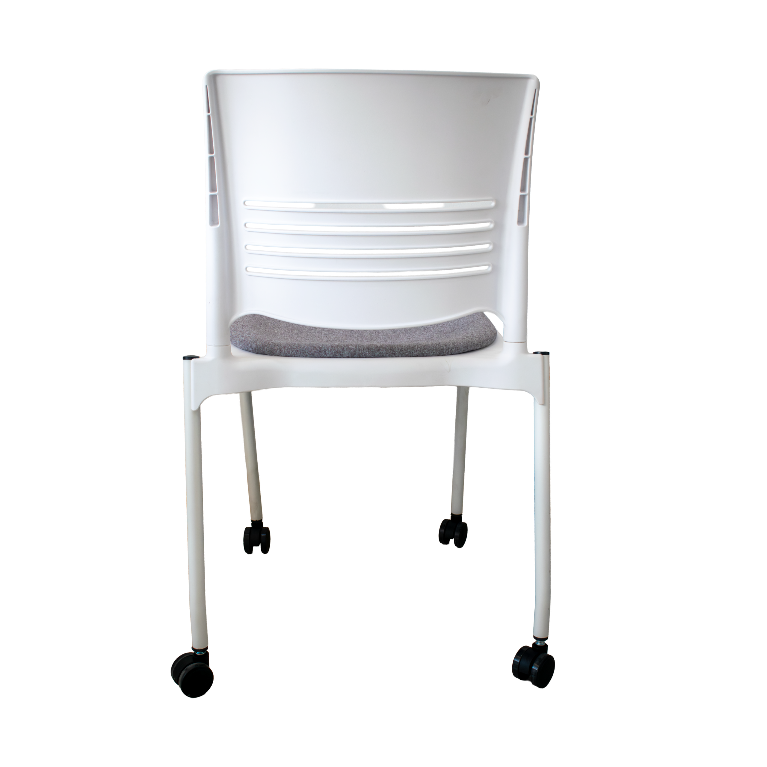 Silla Nova Blanca Cojín Gris - Imagen 4