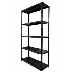 Estanteria HD en caja 183 x 92 x 35 cms. (5 entrepaños) - negro
