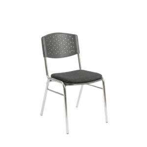Silla Interlocutora Crystal Cromada