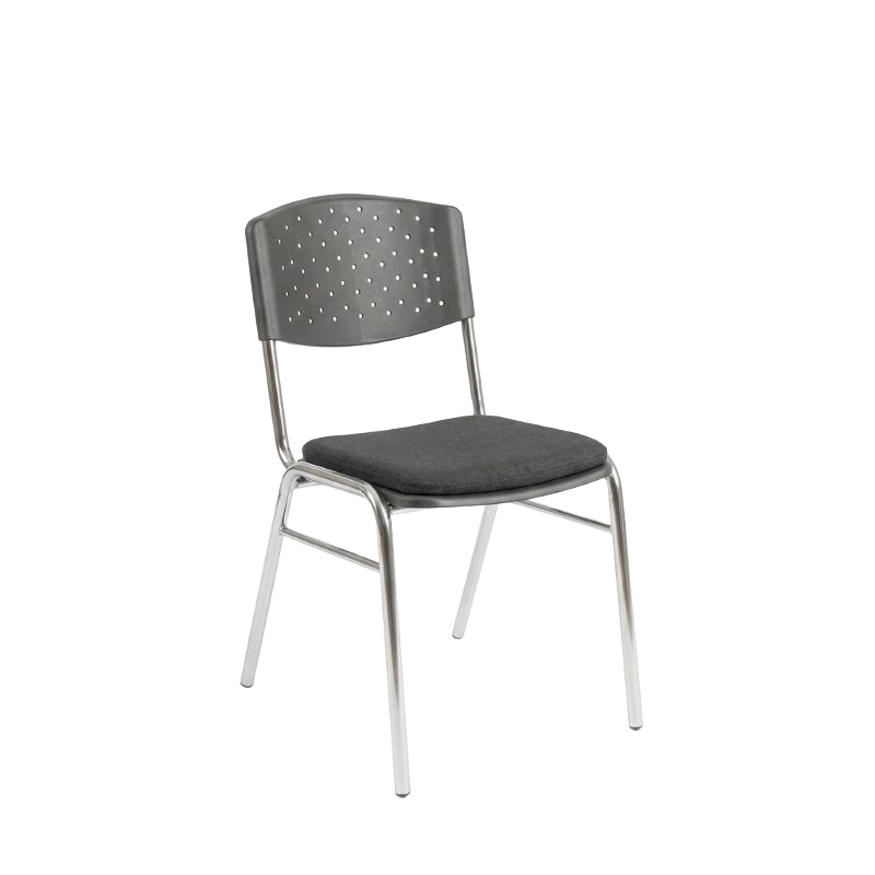 Silla Interlocutora Crystal Cromada